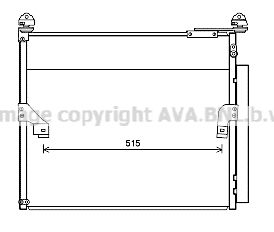 AVA QUALITY COOLING Конденсатор, кондиционер TO5655D